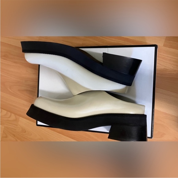 Miista Odile Leather Mules – Beige / Black – Size 8.5 (EU 39) - Picture 6 of 9